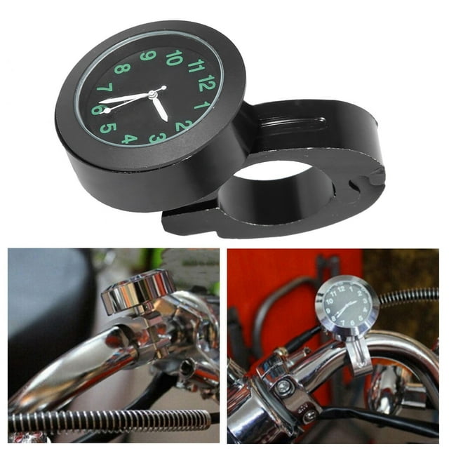 Reloj de motocicleta, soporte universal para manillar de motocicleta, reloj para manillar de motocicleta, reloj para motocicleta con ultra respuesta