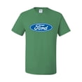 thumbnail image 2 of Wild Bobby, Ford Motors Blue Logo, Cars and Trucks, Men Graphic Tee, Kelly, Medium, 2 of 4