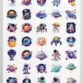 thumbnail image 4 of 35pcs-50pcs Kids Stickers Astronaut Decals Alien Graffiti Rocket Stickers Spaceship Stickers for Phone Laptop Guitar, 4 of 9