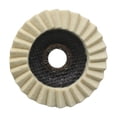 thumbnail image 4 of Disco de pulido de fieltro de lana, almohadilla de pulido, almohadilla de esmerilado, resistente para pulido de vidrio de automóvil y metal. 115 Tipo, 4 of 9