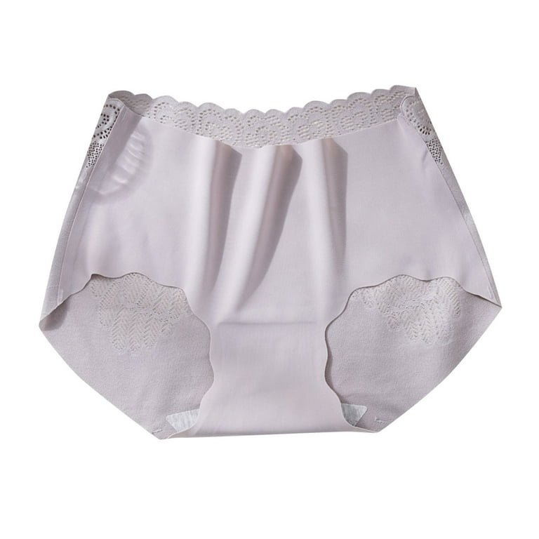 adviicd Lingeries for Women Women's Disposable Underwear for Travel-Hospital  Stays- 102% Cotton Panties White Purple Medium 