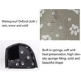 thumbnail image 4 of Lingouzi Outdoor Feral Cat Shelter Medium Outdoor Cat House with Pet Bed, Multi-color, 4 of 6