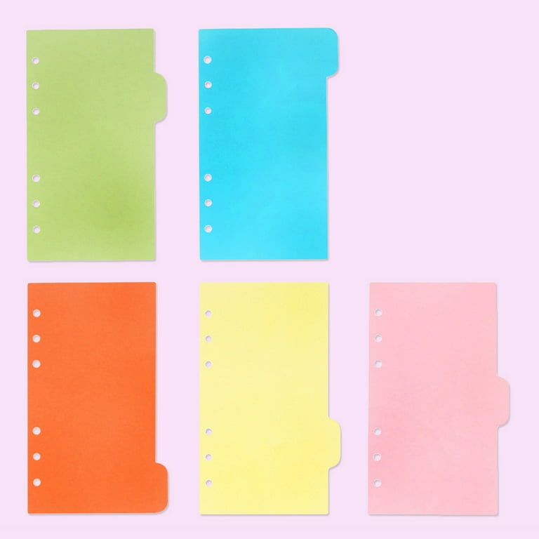 12 Pcs Index Card Binder with Dividers 2 Rings 50 Pages 2 Dividers Index  Card Holder 6 Colors Index Cards 3 x 5 Inch Index Card Organizer Colored  Note