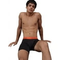 thumbnail image 5 of Calvin Klein Men's Micro Stretch 3-Pack Boxer Brief, Black Bodies W/Asphalt Grey, Mudstone, Acid Orange, XL, 5 of 6