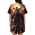 thumbnail image 3 of Lsque Five Nights At Freddy'S Women's Short-Sleeved Pajama Set - 2 Piece Soft and Lightweight Sleepwear Set-Small, 3 of 9