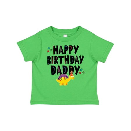 

Inktastic Happy Birthday Daddy Party Outfit Gift Toddler Boy or Toddler Girl T-Shirt