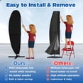 thumbnail image 6 of Lcogd 420D Waterproof Patio Umbrella Cover 8'-12', Outdoor Dustproof Universal Umbrella Cover with Support Rods, 6 of 7