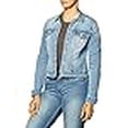 thumbnail image 3 of Jessica Simpson Womens Plus Size Pixie Classic Feminine Fit Crop Jean Jacket 3X Maude, 3 of 4