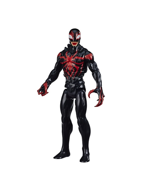 Spider-Man Maximum Venom Titan Hero Miles Morales Action Figure, Ages 4 and up