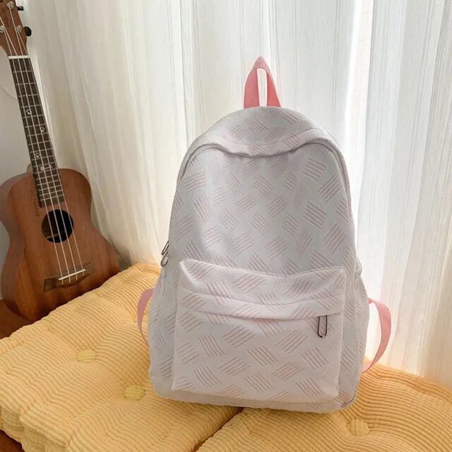 Customized Middle School Student Name Backpack 2023 New Fresh Sweet And Leisure Backpack Personalized Embroidery Gift Bag