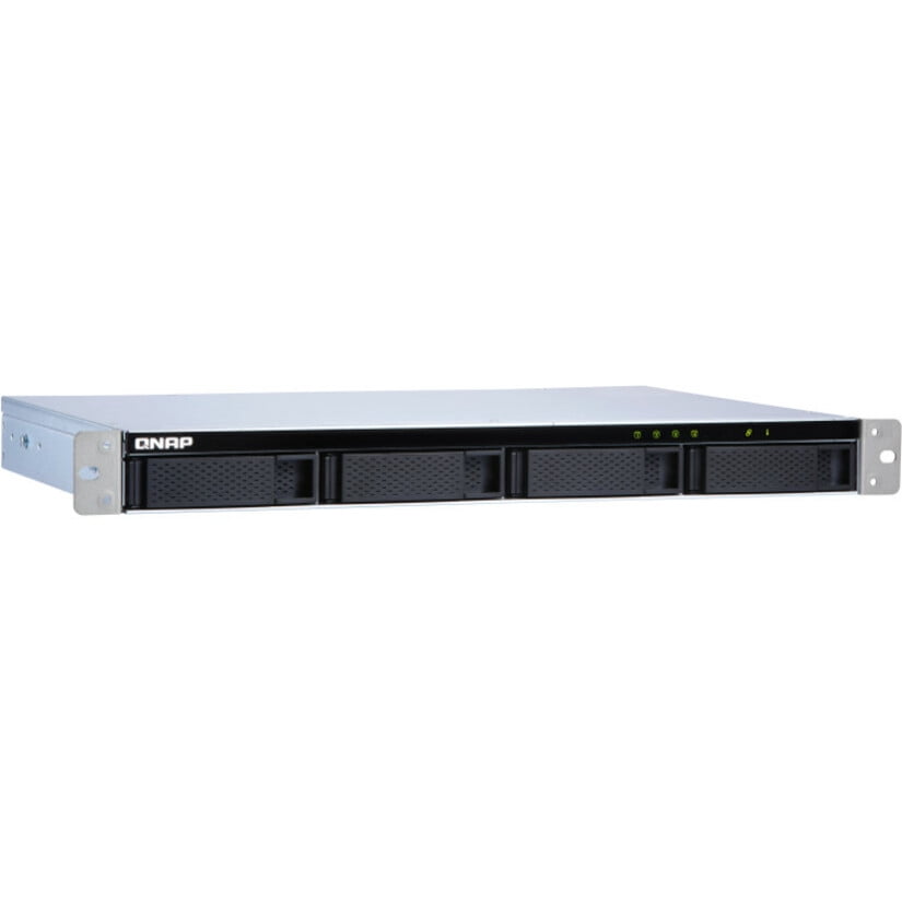 QNAP TL-R400S Drive Enclosure SATA/600 - Mini-SAS Host Interface - 1U Rack-mountable - 4 x HDD Supported - 4 x SSD Supported - 4 x Total Bay - 4 x 2.5"/3.5" Bay