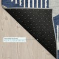 thumbnail image 6 of Addison Rugs Chantille Indoor/Outdoor Transitional Geometric Navy Machine Washable Rectangle Rug, 5' x 7'6", 6 of 8