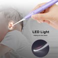 thumbnail image 3 of Earpicks Ear Wax Removal Tools with LED Light Flashlight Earpick Ear Spoon Tweezers Ear Cleaner for Baby Ear Health Care Ear Cleaning Tool with Case Green Ear Spoon, 3 of 8