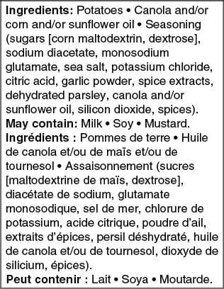 Great Value Dill Pickle Flavoured Potato Chips, 200 g