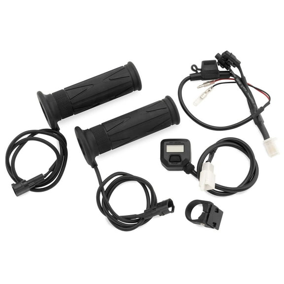 BikeMaster AM19012H Heated Grips with LCD Voltage Display