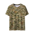 thumbnail image 4 of Camo Hunting Short Sleeve Shirt for Men - Lightweight Performance Stretchable Tee with 4-Way Stretch, 4 of 7