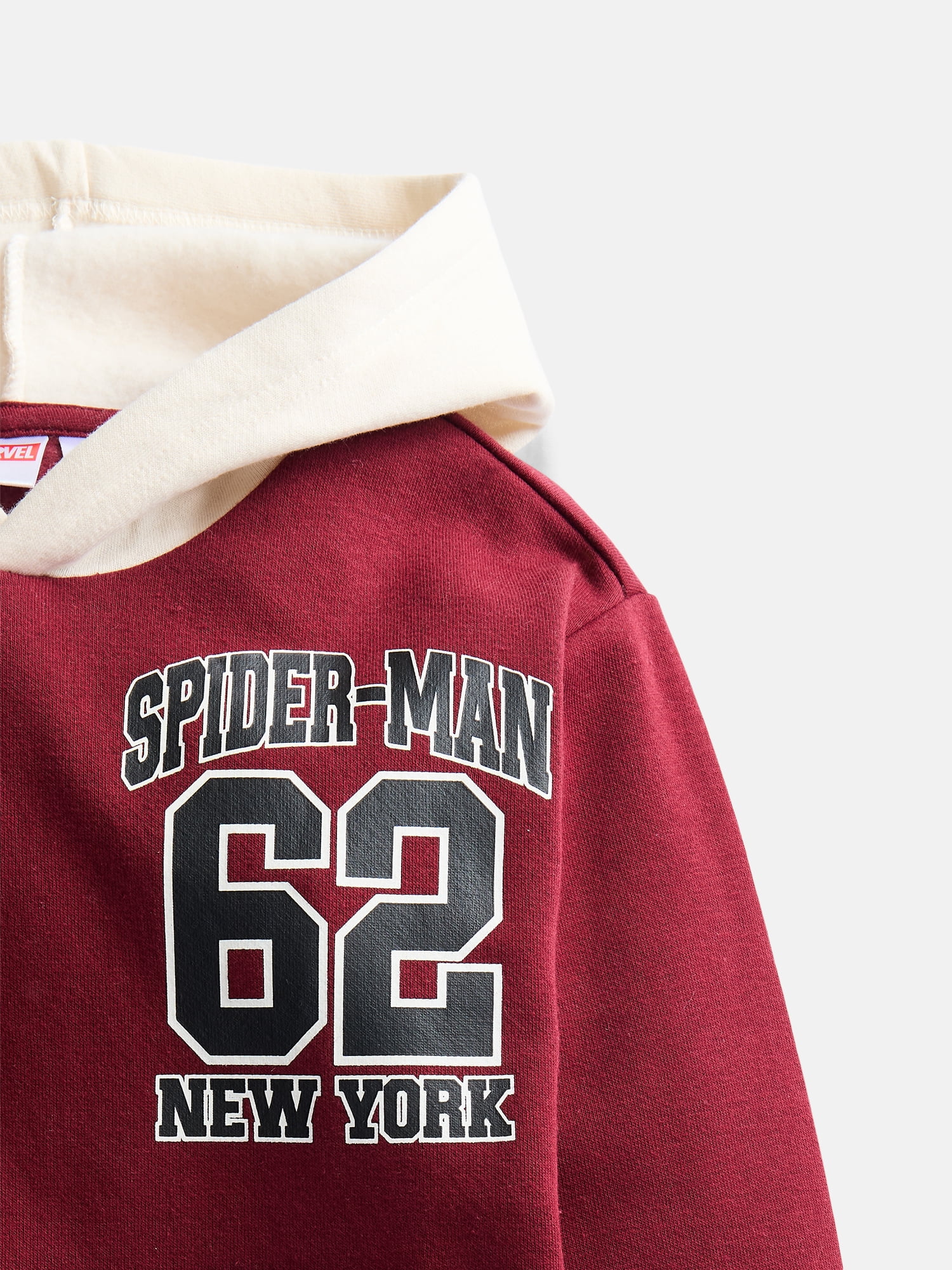 Spider-Man Boys' Front Back 1962 Graphic Hoodie with Long Sleeves, Size 4-18