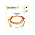 thumbnail image 2 of Tripp Lite 3.28' OM1 62.5/125 Multimode Duplex LC to LC Fiber Optic Patch Cable, Orange, 2 of 2