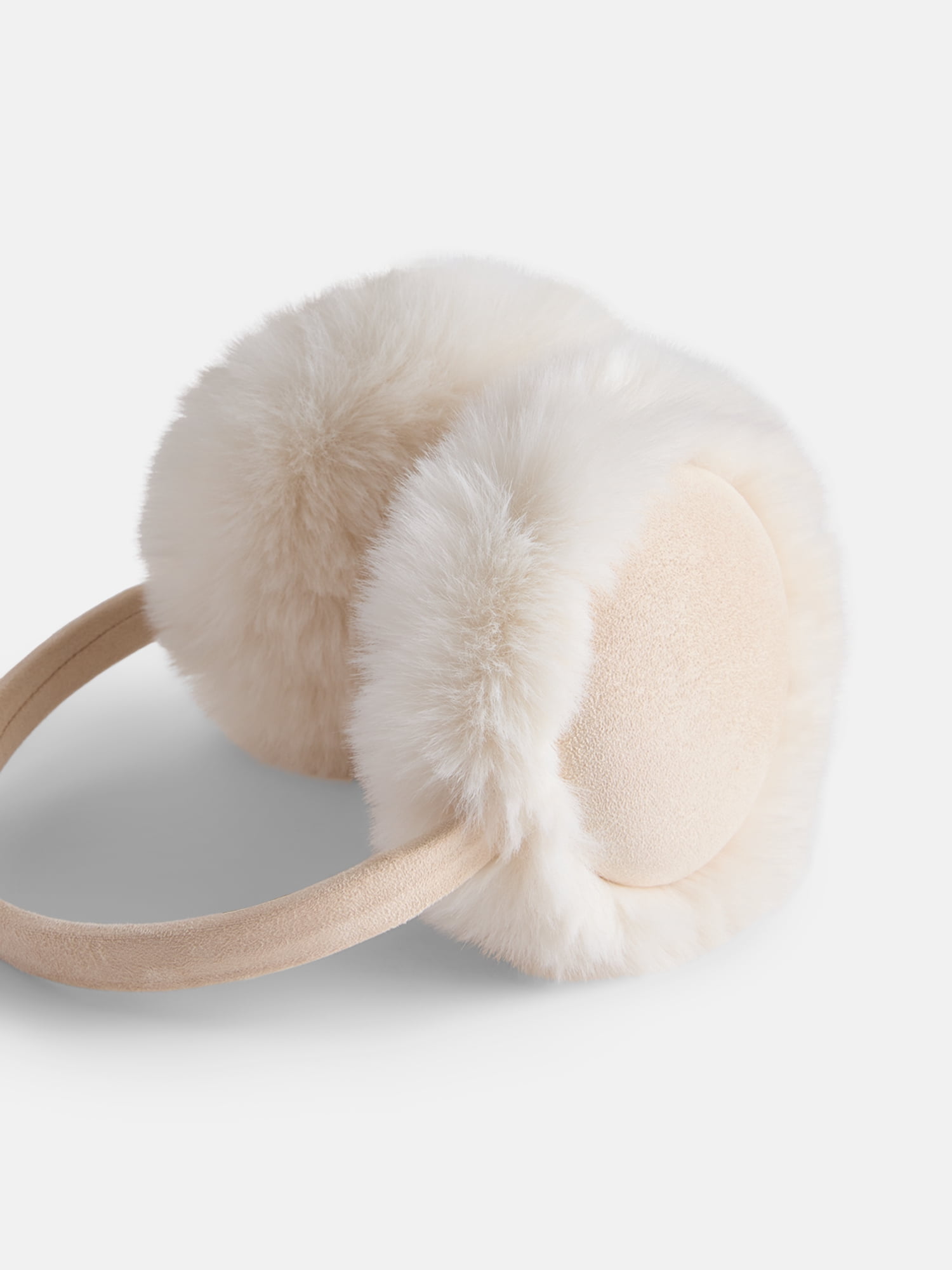 MNYC Women's Earmuff w/ Scrunchie Set Tan Multi