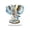 A#03, variant on Linnome White Owl Spread Wings Acrylic Stand, Elegant Bird Statue for Home Office Desk, A