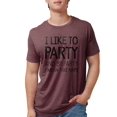 thumbnail image 1 of CafePress - I Like To Party And By Part Mens Tri Blend T Shirt - Mens Tri-blend T-Shirt, 1 of 1