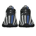 thumbnail image 5 of I Back The Blue The Thin Blue Line Shoes Sneakers Black Size 4, 5 of 7