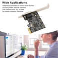 thumbnail image 2 of Pcie X1 to RS232 Serial Adapter Card Industrial Control Computer, 2 of 5