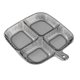 thumbnail image 2 of Plato dividido con mango Bandeja de almacenamiento de frutas vegetales Vajilla reutilizable, 2 of 11