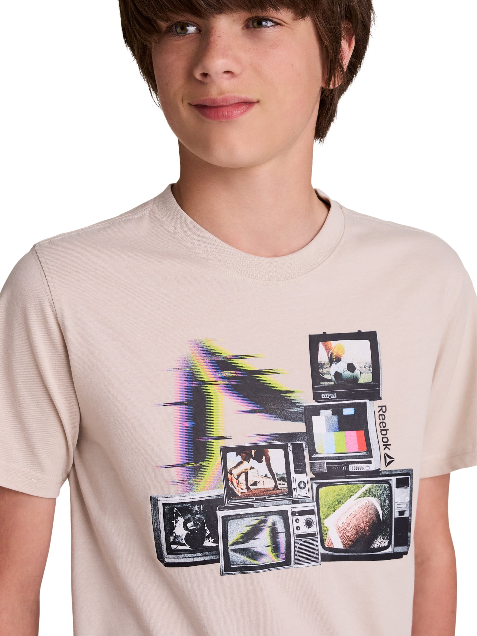 Reebok Boy's Short Sleeve Graphic T-Shirt, Sizes 4-18