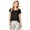 Black - 001, variant on Aeropostale Womens Sheer Tux Hem Basic T-Shirt, Grey, Juniors, Medium