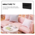 thumbnail image 3 of MOVTOTOP 1Set TV Monitor Contemporary Hobbyists Miniature Scenes Rectangular Black PLA 3.30X1.97X0.24in, 3 of 8