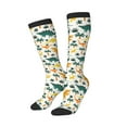 thumbnail image 2 of Balery Dinosaurs And Tropical Leaves Fun Novelty Socks Men'S Women'S Crew Socks Funny Crazy Novelty Socks Quirky And Cool Socks, 2 of 9