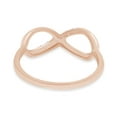 thumbnail image 5 of AFFY 0.05CT Natural White Diamond Accent Infinity Ring For Women in 14K Rose Gold over Silver-5, 5 of 7