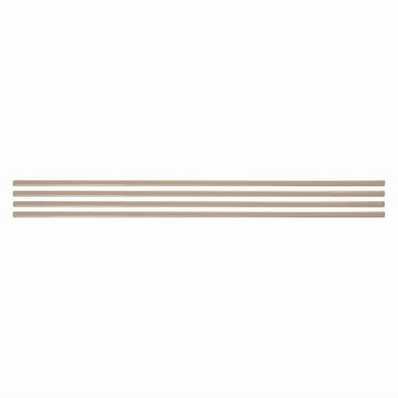 Smart Tiles - Garniture de Carreaux Autocollante à Peler et Coller, Beige - Lot de 4 18 Pouces x 0,27 Pouces