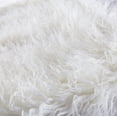 thumbnail image 5 of Home Soft Things Mongolian Faux-fur Pillow Covers Luxury Fluffy Throw Pillow Case Decorative Fuzzy Cushion Cover, No Pillow Insert, Set of 2 - Antique White - 14" x 26" LUMBAR, 5 of 5