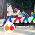 thumbnail image 3 of LEORX 2Pack Kids Snowboard Grass Skiing Board Humanized Design For Families Sand Ground 11.8X7.3X0.4In, 3 of 7