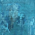 thumbnail image 1 of Ahgly Company Indoor Square Oriental Light Blue Industrial Area Rugs, 7' Square, 1 of 4