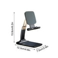 thumbnail image 3 of shyuyusa Multi-Angle Phone Foldable Desktop Stand Mount Portable Phone Stand, Adjustable Height Phone Holder, Cellphone Cradle Compatible with iPhone Pro/Max Samsung ,Pixel Smartphone, 3 of 6