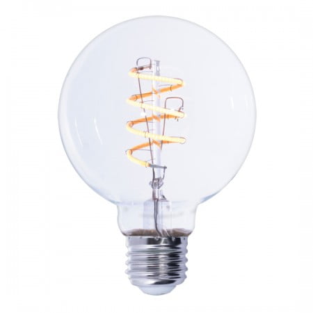 

1 PK-Bulbrite LED4G25/22K/FIL-NOS/CURV/SPIRAL 4W LED G25 2200K Curved Filament Nostalgic Spiral (776512)