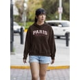 thumbnail image 2 of Paris College Banner Hoodie Women -Image by Shutterstock, Female 3X-Large, 2 of 4