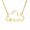 Gold, variant on Cloud Shaped Customized Necklace Personalized Name Jewelry Stainless Steel Letter Clavicle Chain with Pendant for Women