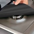thumbnail image 3 of fastboy 4pcs Kitchen Oven Gas Cooker Stove Range Cooktop Burner Clean Protection Cover Mat Pad Protector Liner accessory, 3 of 5