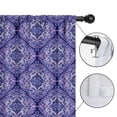 thumbnail image 4 of Blackout Kids Curtains,Purple Ethnic Geometric Pattern Childrens Insulated Curtains Set Of 2,Bedroom Essentials,Toddler Room Decor 52x84in(132x213cm), 4 of 5