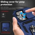 thumbnail image 2 of iPhone 14 Pro Case, iPhone 14 Pro Case with Camera Cover & Kickstand  Grade Shockproof Heavy Duty Protective Magnetic Phone Case for iPhone 14 Pro 6.1'' inch Blue, 2 of 17