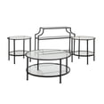 thumbnail image 3 of Crosley Aimee Coffee Table Set-Finish:Oil Rubbed Bronze,Number of Items:4,Product Includes:Console, 3 of 5