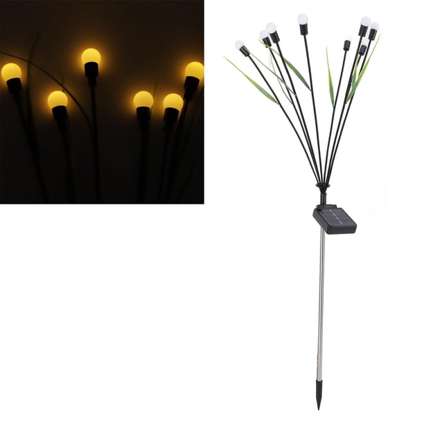 Luces Solares Para Jardín, Luces Monocristalinas De Luciérnaga Para Exteriores LED, Carga De 4-6 Horas Para Bodas