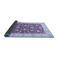 thumbnail image 2 of Ahgly Company Indoor Square Oriental Blue Traditional Area Rugs, 6' Square, 2 of 4