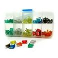 100 Pcs Assorted Car Mini Low Profile Fuses Box Kit 5 7.5 10 15 20 25