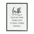 thumbnail image 3 of Stupell Industries Encouraging Faith Quote Rustic Botanical Sprig Design Graphic Art Black Framed Art Print Wall Art, Design by Lettered and Lined, 3 of 5