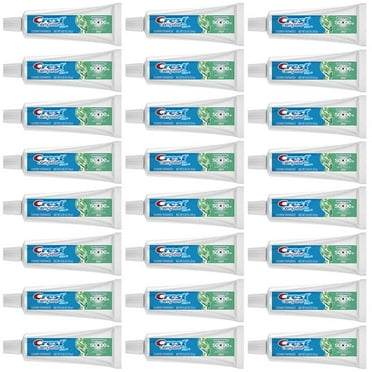 Crest Complete Whitening Scope Minty Toothpaste, Travel Size 0.85 Oz, (24g) - Pack of 24